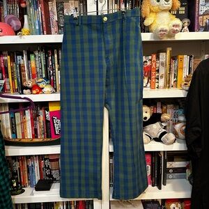 Big Bud Press Blue and Green Western Pants